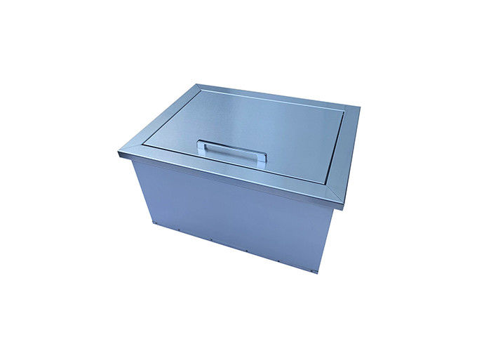 Drop In Ice Cooler Chest Bin Stainless Steel 304 Countertop Barbeque Grill Accessories