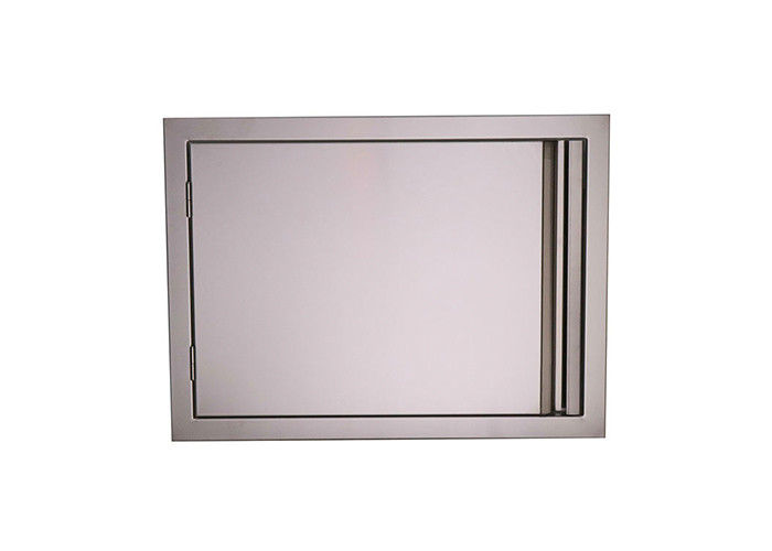 Island Single Stainless Steel Outdoor Kitchen Access Doors Bbq Build In
