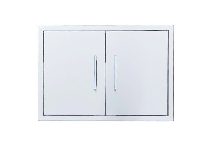 Stainless Steel Bbq Double Access Door 36 Inch 33 Inch 30-Inch Cabinet Security