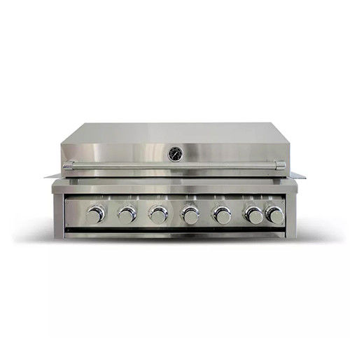 Built In Lp Gas Grill 6 Burner Inbuilt Bbq Outdoor 38" 36 Inch