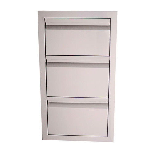 Grill Stainless Steel Drawers For Outdoor Bbq Kitchens 20 Inch BBQ Triple Storage