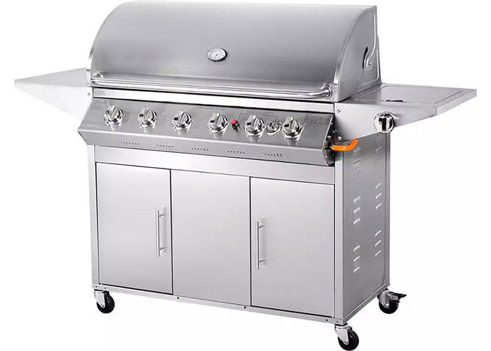 Built In Freestanding Gas Grills And Stove Combo 6 Burners 40 Inch Outdoor