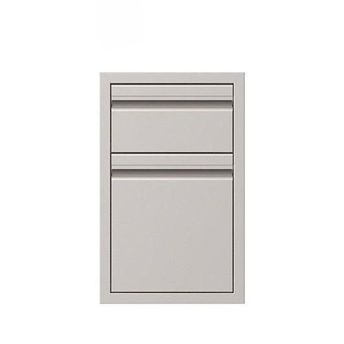 Double Access BBQ Storage Drawers Grill Stainless Steel Built In Island