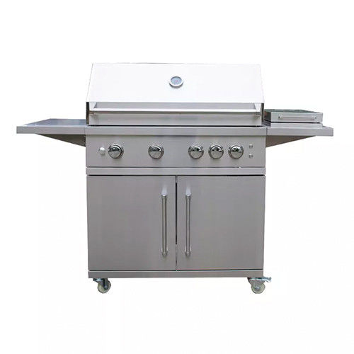 60 Inch Stainless Steel 304 Freestanding Bbq Grill Gas Garden Party With Trolley