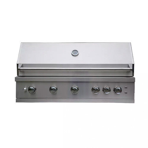 48 Inch 5 Burner Built In Gas Grills For Outdoor Kitchen Bbq With Side Burner